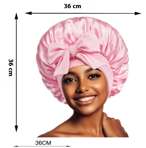 Satin Hair Bonnet – Anti-Frizz Protection for Curls & Protective Styles